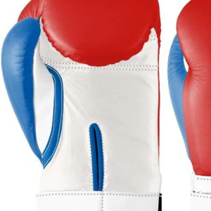 Professional Red White Blue <b>Leather</b> Boxing <b>Gloves</b> Velcro Wrist Training Sparring <b>Gloves</b> for Men and <b>Women</b> - Product Image 4