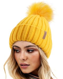 Gorro personalizado OEM 100%, gorro de invierno cálido de punto acrílico, logotipo bordado, gorros de moda Unisex al por mayor - Product Image 6