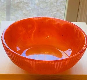 DECORATIVE Customized Hot Selling Round Shaped Resin <b>Salad</b> <b>Serving</b> <b>Bowl</b> for Wedding Party Table Decoration Resin <b>Bowl</b> - Product Image 1