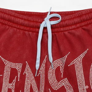 Logo personnalisé brodé haute Streetwear Vintage Shorts coupe ample français éponge délavé à l'acide 100% coton solide séchage rapide respirant - Product Image 3