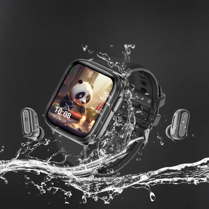 นาฬิกาอัจฉริยะ Sower X9 หน้าจอสัมผัส IPS ขนาด 1.85 นิ้ว IP67 ตรวจวัดอัตราการเต้นของหัวใจและออกซิเจนในเลือด พร้อมหูฟังบลูทูธ  ตัวติดตามสุขภาพสำหรับทุกเพศ - Product Image 4