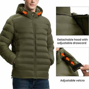 Nouvelle arrivée Veste matelassée noire Vestes matelassées pour hommes Veste matelassée d'hiver pour hommes - Product Image 5