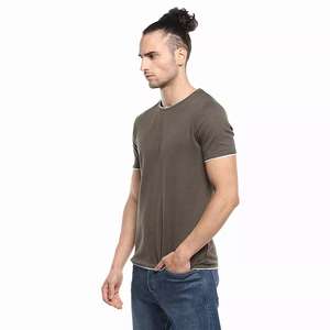 T-shirts en gros de haute qualité avec logo personnalisé, coton épais et pur 190g, pour hommes, femmes et unisexe, confortables - Product Image 3