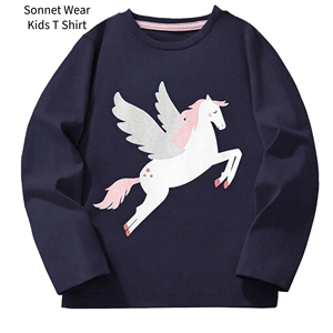 Camiseta de Manga Larga Estampada de Algodón para Niños, Ropa Casual - Product Image 4