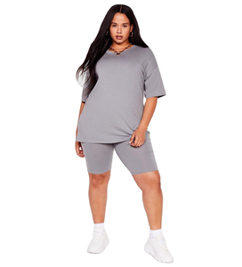 Conjunto de Dos Piezas de Ropa de Verano para Mujer 2025, Trajes de Moda Casual para Dama, Top Corto por Encima de la Rodilla, Spandex/Algodón Transpirable - Product Image 6