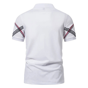 Nuevos polos de lujo con cremallera para hombre, polos de verano de tela suave para hombre, polos holgados con cuello levantado para hombre - Product Image 4