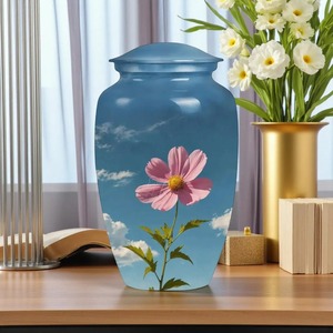 โกศดอกไม้คุณภาพสูง โกศดอกไม้สวยงามสำหรับงานศพและงานอนุสรณ์ มีจำหน่ายในราคาโรงงาน - Product Image 1