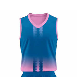 Maillot de basket-ball réversible personnalisé avec lettres et chiffres cousus et imprimés uniforme vêtements de basket-ball - Product Image 3