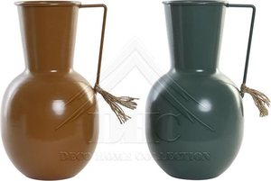 Hot-selling Designer Metal <b>Vases</b> with Fine Quality & Premium Green Powder Coated Finished Metal <b>Vase</b> for Upscale Home Styling - Product Image 4