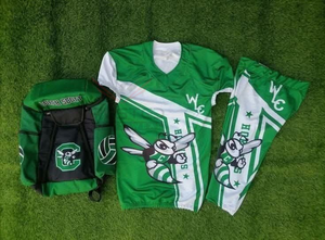Uniformes de Fútbol Americano Hechos a Medida de Alta Calidad 2025, Uniformes Deportivos de Manga Corta con Estampado Digital, Venta al por Mayor a Bajo Precio, OEM - Product Image 6