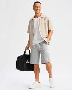 Pantalones cortos deportivos Cargo de poliéster de secado rápido personalizados para hombre, pantalones cortos deportivos transpirables, verano, correr, baloncesto, entrenamiento, de talla grande - Product Image 6