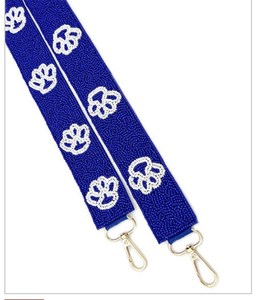 Bandoulière perlée à la main violet jaune patte conception personnalisée bandoulière sac à main sangle pour bricolage sacs accessoire de mode en gros - Product Image 2