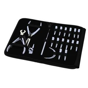 Kit de Herramientas para Extensiones de Cabello Todo en Uno con Dedos Separadores de Cabello, Agujas de Coser Curvas, Gancho y Pinzas de Salón, Alicates para Crimpar Micro Anillos - Product Image 1
