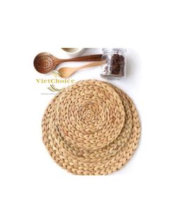 VietChoice Eco-Friendly 100% Natural Water Hyacinth Placemat Wholesale Bulk Customizable <b>Party</b> Dishes & Plates OEM Options - Product Image 6
