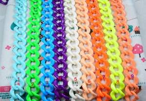 โซ่เชื่อมต่ออะคริลิกเรซิ่นทำมือเพ้นท์ลายหรูหราสำหรับตกแต่งภายใน - Product Image 2