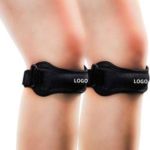 Support de rotule en néoprène unisexe de haute qualité, stabilisateur EVA rembourré, sangle de genou, logo personnalisé, vente en gros pour le fitness et la course à pied - Product Image 3