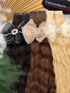 Top vente 2025 qualité supérieure véritable kératine bande Extensions de cheveux 100% cheveux humains bruts vietnamiens pleine cuticule prix de gros - Product Image 2