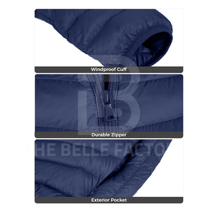 Chaqueta acolchada para hombre más vendida, hecha a medida en Pakistán con cuello levantado, logotipo frontal, tela de lona, precio barato, último diseño - Product Image 6