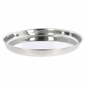 Plat de service de luxe en acier inoxydable écologique avec rebord profond, compatible lave-vaisselle pour usage hôtelier - Product Image 4