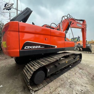 Excavadora Usada Doosan DX225 de 22.5 Toneladas con Cucharón de 1.2m³, Marca Coreana Original, Excavadora de Orugas Grande para Construcción, Bajas Horas de Uso, Certificación CE - Product Image 2