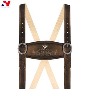 Pantalones cortos de alta calidad antiguos bávaros tradicionales Trachten Lederhosen para hombre, bordado personalizado, patrón Vintage sólido, nuevo - Product Image 6