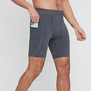 กางเกงขาสั้นรัดกล้ามเนื้อสำหรับออกกำลังกายในยิมกางเกงขาสั้นระบายอากาศได้ดีจากผู้ผลิตปากีสถาน - Product Image 3