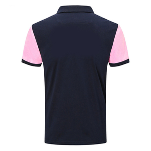 Respirant à manches courtes en fibre de polyester et 4% Spandex Hommes Polo de golf T-shirts Unisexe Polo Chemises de sport vierges - Product Image 6