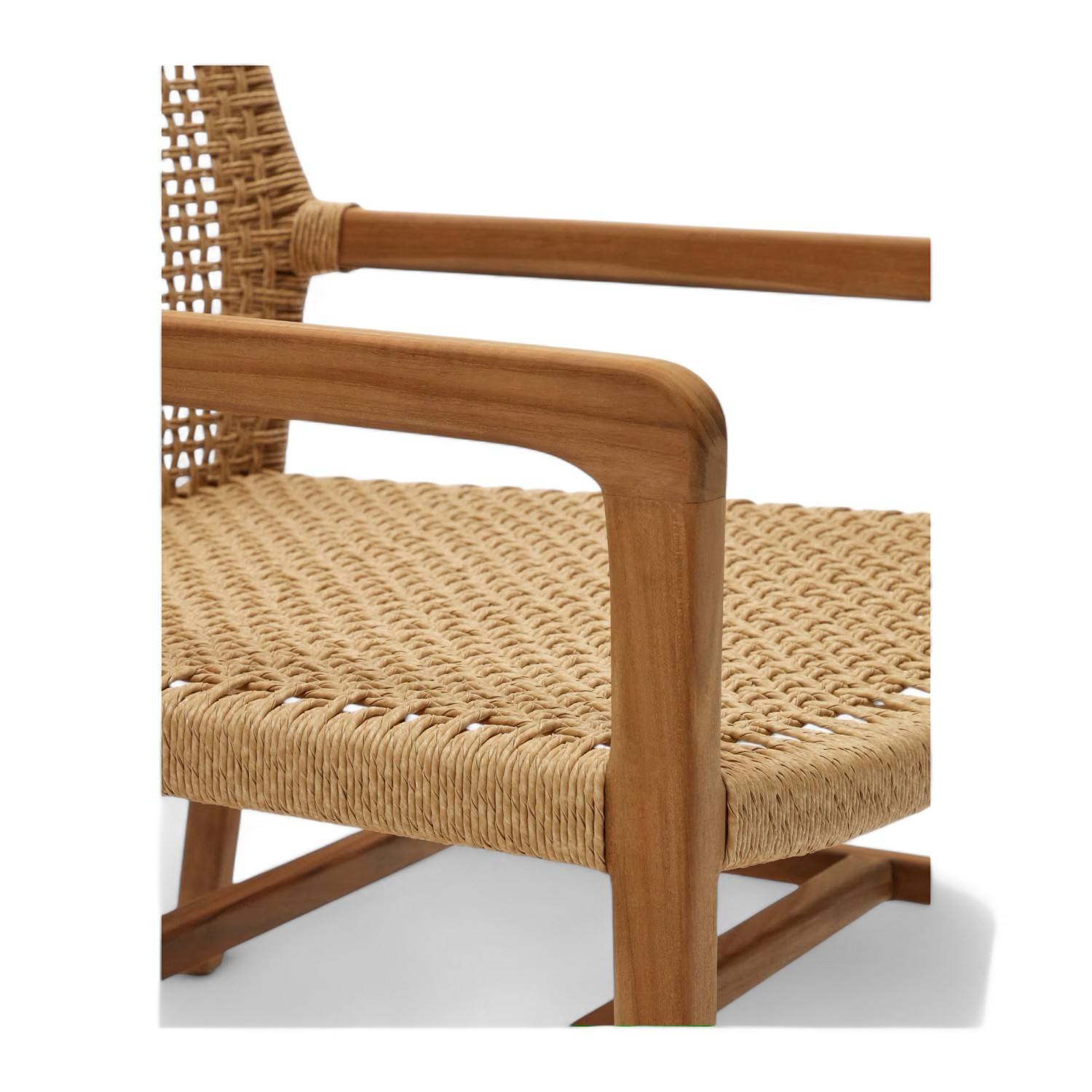 ไม้สักธรรมชาติขัด-หวายสังเคราะห์