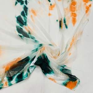 Wholesale Indian and Pakistani Embroidery Suit Dupatta Digital Print Polyester Lace Fabric for Weddings Curtains <b>Bags</b> - Product Image 2