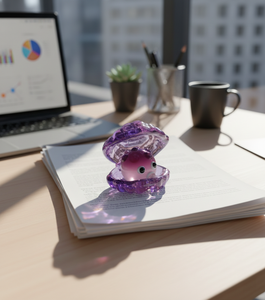 Figurine de crabe en verre artisanal, style Art Déco, pour décoration d'anniversaire, de bibliothèque, de maison, de bureau, de tableau de bord de voiture, cadeau décoratif en cristal - Product Image 5