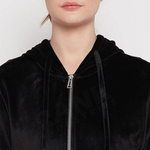Survêtements en velours de coton pour femmes, ensemble 2 pièces décontracté de luxe, logo personnalisé, fournisseur de haute qualité - Product Image 6