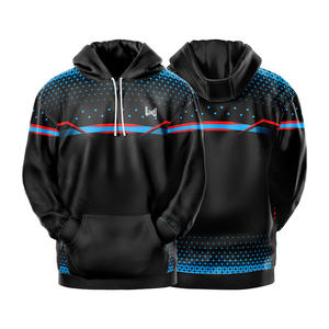 เสื้อฮู้ดดี้ผู้ชายแบบถักไหมพรมทรงโอเวอร์ไซส์ รุ่น W4G พิมพ์ลายส่วนตัว สำหรับฤดูหนาว ระบายอากาศได้ดี ผลิตจากผ้าโพลีเอสเตอร์ผสมคอตตอน แห้งเร็ว - Product Image 6