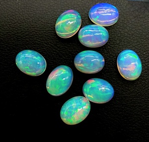 Ópalo Etíope Natural en Cabujón - Ópalo Etíope de Forma Ovalada - Lote de Cabujones Sueltos Lisos Multicolores a Precio de Mayoreo - Product Image 4