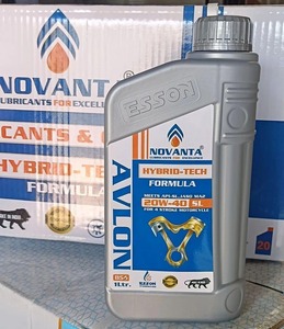 Novanta Avlon ขวด1L น้ำมันแร่20W-40ไมล์สะสมสูงสำหรับทุกยี่ห้อจักรยานน้ำมันหล่อลื่นเครื่องยนต์สี่จังหวะที่ผ่านการรับรอง API - Product Image 5