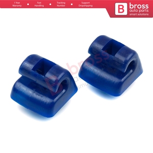 BSR505 2 pièces Crochets de fixation pour pare-soleil Couleur bleue pour W123 W124 W126 W201 190 W140 - Product Image 2