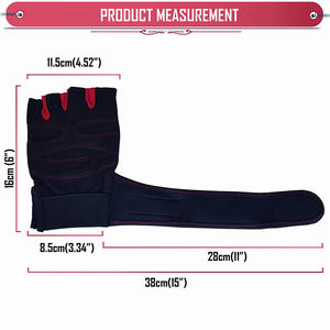 Gants de gymnastique demi-doigts de la meilleure qualité, antidérapants et respirants pour l'haltérophilie et les équipements de sécurité sportive. - Product Image 4