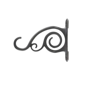 4 <b>Hooks</b> <b>Black</b> Cast Iron Wall <b>Hooks</b> Mounted Coat <b>Hook</b> for Home Farmhouse Coats Bags Hats Towels Use - Product Image 2