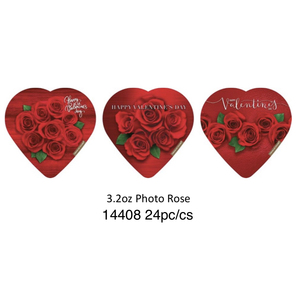 3.2 once foto rosa rosso involucro di cioccolato 24 pz/scatola di san valentino forniture - Product Image 1