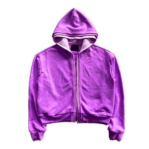 เสื้อฮู้ดซิปสามชั้น ผ้าฝ้าย 100% คุณภาพสูง ปักโลโก้ตามสั่ง กำลังเป็นที่นิยม ผลิตจากประเทศปากีสถาน เป็นมิตรกับสิ่งแวดล้อม - Product Image 1