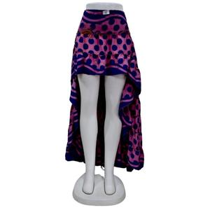 <b>Skirts</b> Updown Recycle Women Indian Silk Printed Bohemian Outfit for Summer Natural Waistline Reversible Breathable - Product Image 6