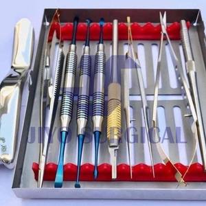 Kit d'instruments de Micro chirurgie buccale, noir, 8 outils, kit d'examen chirurgical, soins buccaux jetables, steriue - Product Image 4