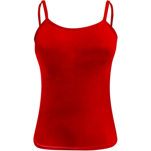 Camiseta sin mangas para mujer, elegante con decoración de encaje, cómoda, suave, transpirable, antipilling, teñida, informal de verano - Product Image 4
