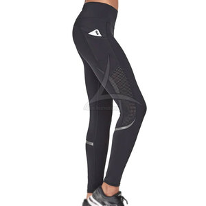 Vêtements de mode Nouveau style Vente en gros 2025 Couleur personnalisée Leggings pour femmes Taille haute Taille élastique Solide Léger Respirant - Product Image 3