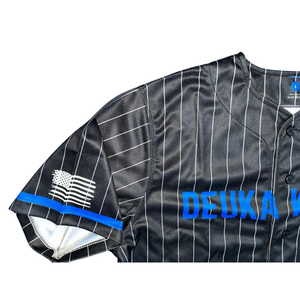 Conception personnalisée OEM d'uniformes de baseball respirants de haute qualité avec des caractéristiques antibactériennes et à séchage rapide en sergé - Product Image 3