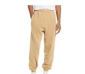 กางเกงขายาวผู้ชายสั่งทำจากโรงงาน ผ้าฝ้าย ทรงจ็อกเกอร์ กางเกงวอร์ม ผ้าฟลีซ สตรีทแวร์ กางเกงออกกำลังกาย กันยับ ใส่สบายสำหรับฤดูหนาว - Product Image 1