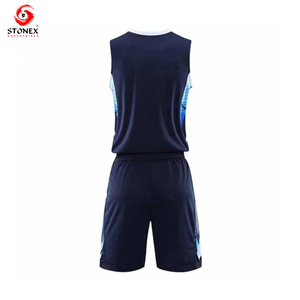Ropa deportiva de baloncesto para adultos personalizada de alta calidad, uniformes de secado rápido transpirables de talla grande, último diseño, logotipo impreso al por mayor - Product Image 3