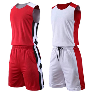 Uniformes de basket-ball réversibles dernier modèle Ensemble d'uniformes de basket-ball réversibles entièrement sublimés pour l'été athlétique - Product Image 6