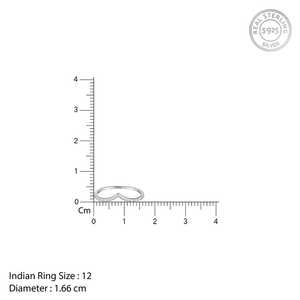 Hermoso Anillo Chevron Plateado con Baño de Oro de 18K y Oro Rosa para una Declaración de Moda Glamorosa - Product Image 6