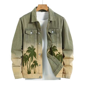 Vente en gros veste en jean de haute qualité pour hommes veste en jean surdimensionnée personnalisée veste en jean pour hommes livraison directe - Product Image 1