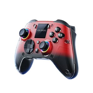 Manette de jeu <span class=keywords><strong>GUSGU</strong></span> G7 avec coque transparente, connexion sans fil 2.4G et joystick pour Switch/PS/PC/ISO/Android - Product Image 2